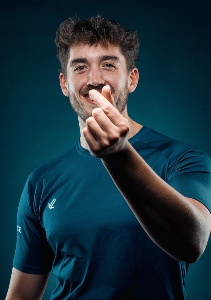 OUBC athlete in dark blue top